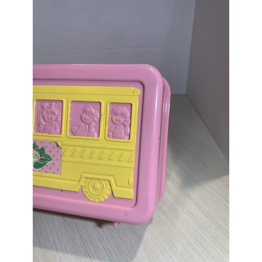 Mattel 1996 Cabbage Patch Kid Case Travel Nursery Mini Doll School Bus